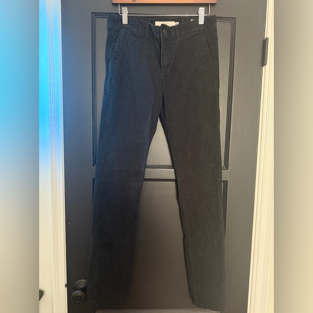 Men’s H&M Black Corduroy Pants Size 29